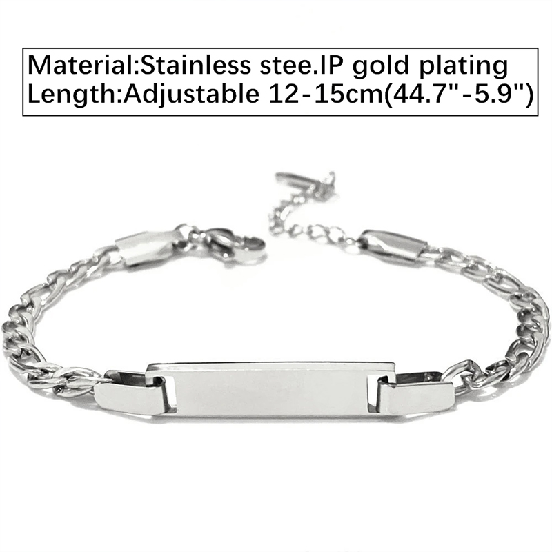 Bracelet Link Remover - Özelleştirilebilir Paslanmaz Çelik Bebek Adı Bilezik