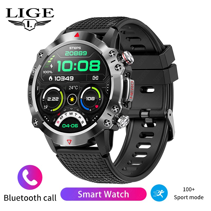 Smartwatch Watches For Sale - LIGE Erkek Akıllı Saat Sağlık Bilekliği