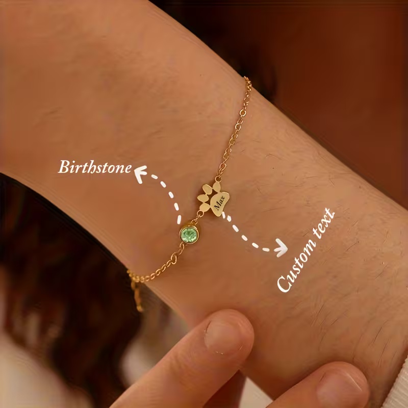 Bracelet Link Remover - Özel Oymalı Evcil Hayvan Pati İzi