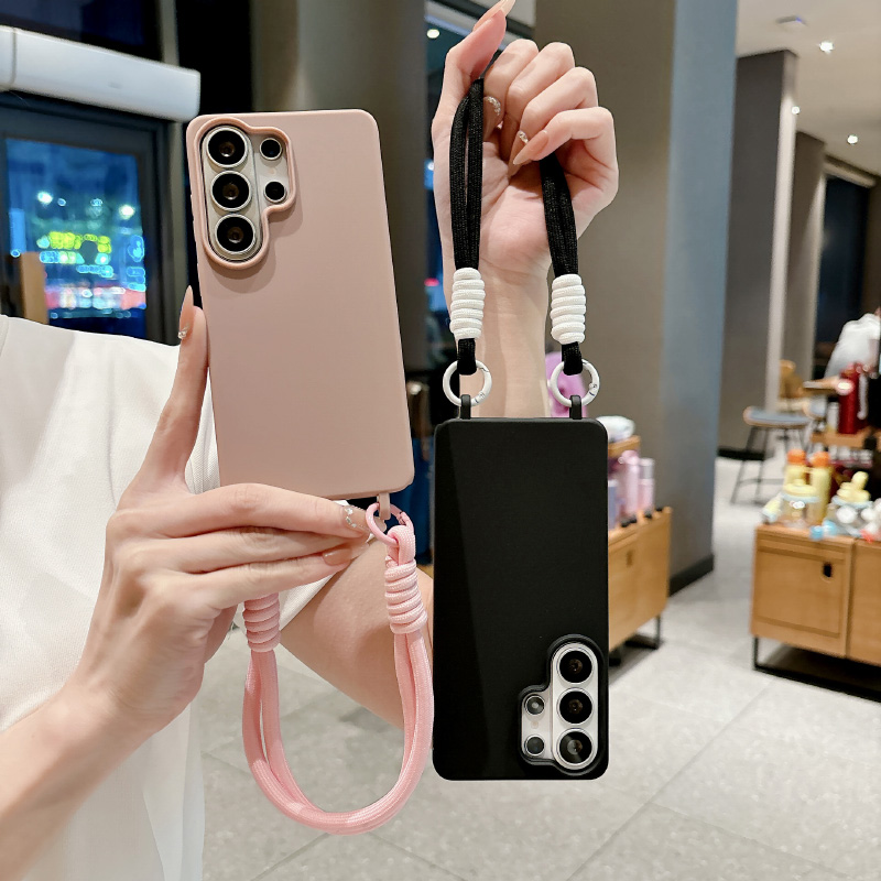 Samsung Galaxy Strap - Basit bileklik askılı dekoratif telefon kılıfı,