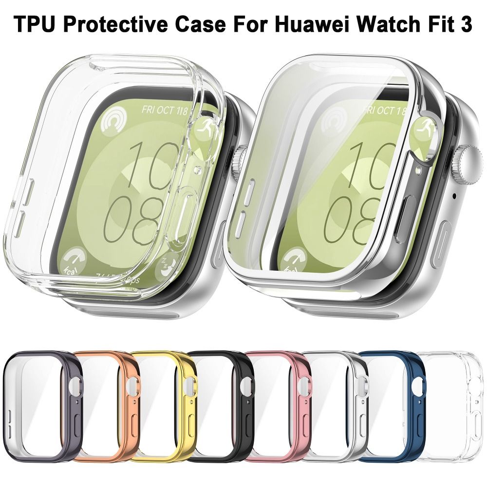 Huawei Smartwatch Watch Fit - Tampon TPU kılıf yeni akıllı kordonlu