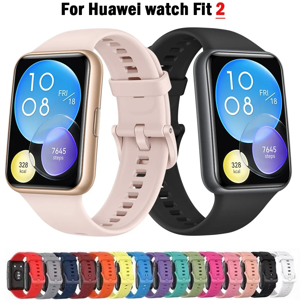 Huawei Smartwatch Watch Fit - Huawei için silikon bilezik İzle FIT