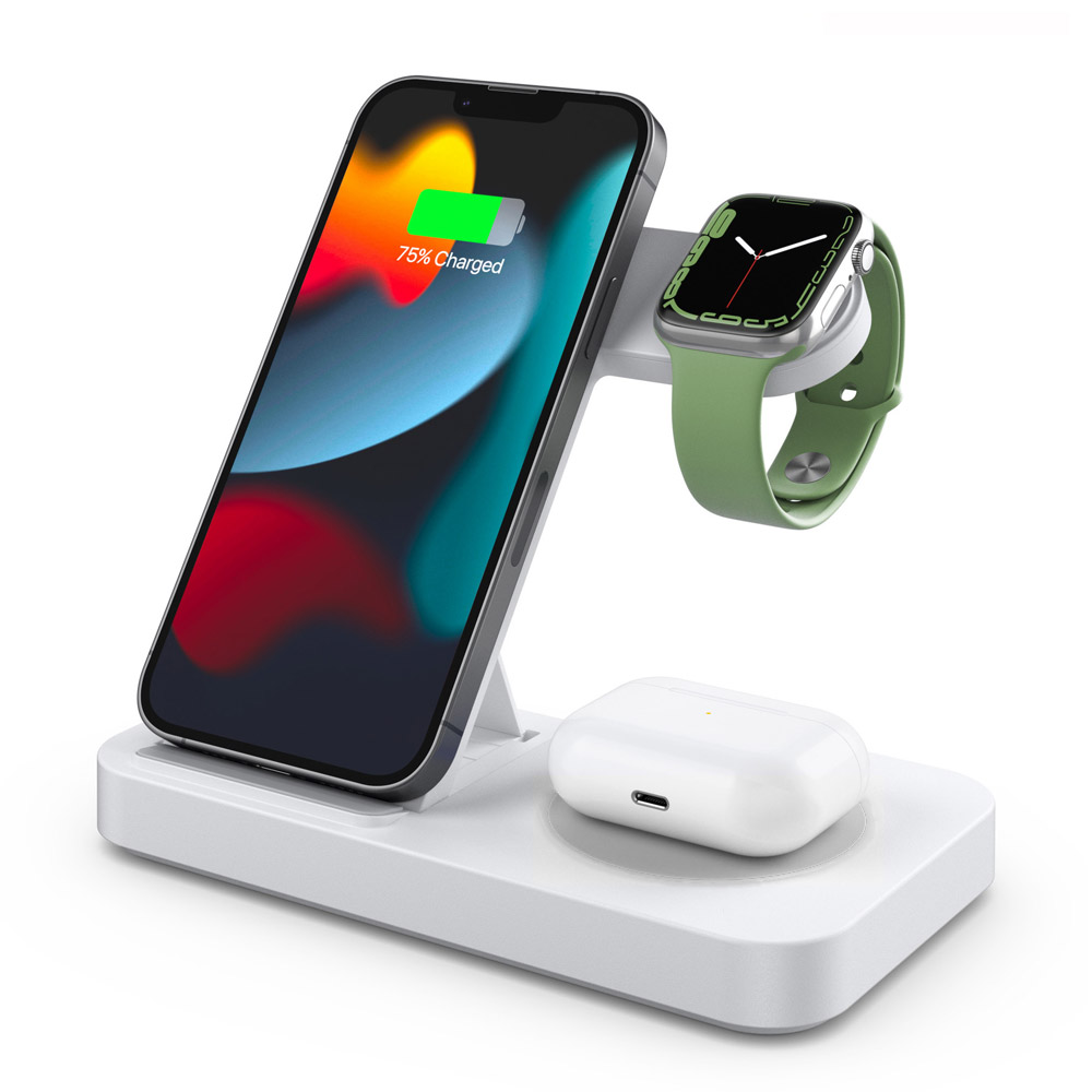 Smartwatch Watches For Iphone - Seyahat 4'ü 1 arada Kablosuz Şarj