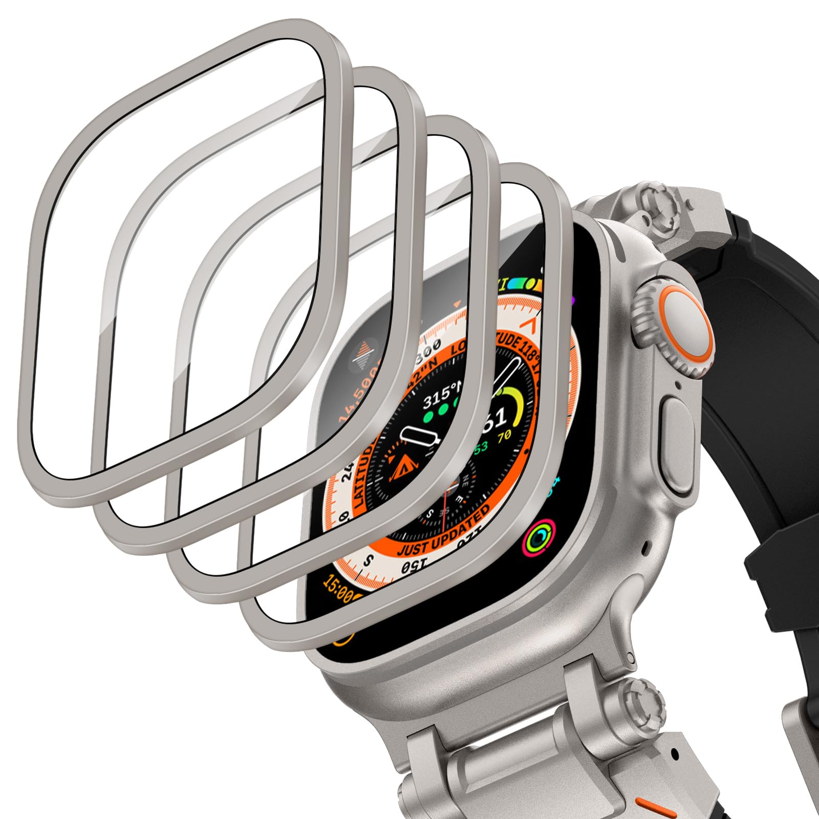Smartwatch Watches Gift For Women - Alüminyum Alaşımlı Kasa + Temperli Cam