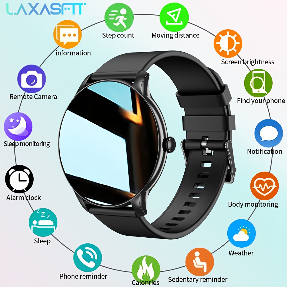 Smartwatch Watches Gift For Women - LAXASFIT Outsport akıllı saat Bluetooth arama