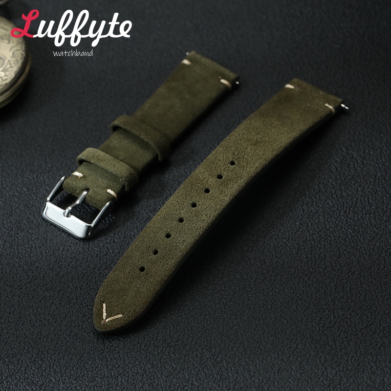 Vintage Süet Deri saat kayışı  - Smartwatch Vintage Watches For Men incelemesi ve fiyatı