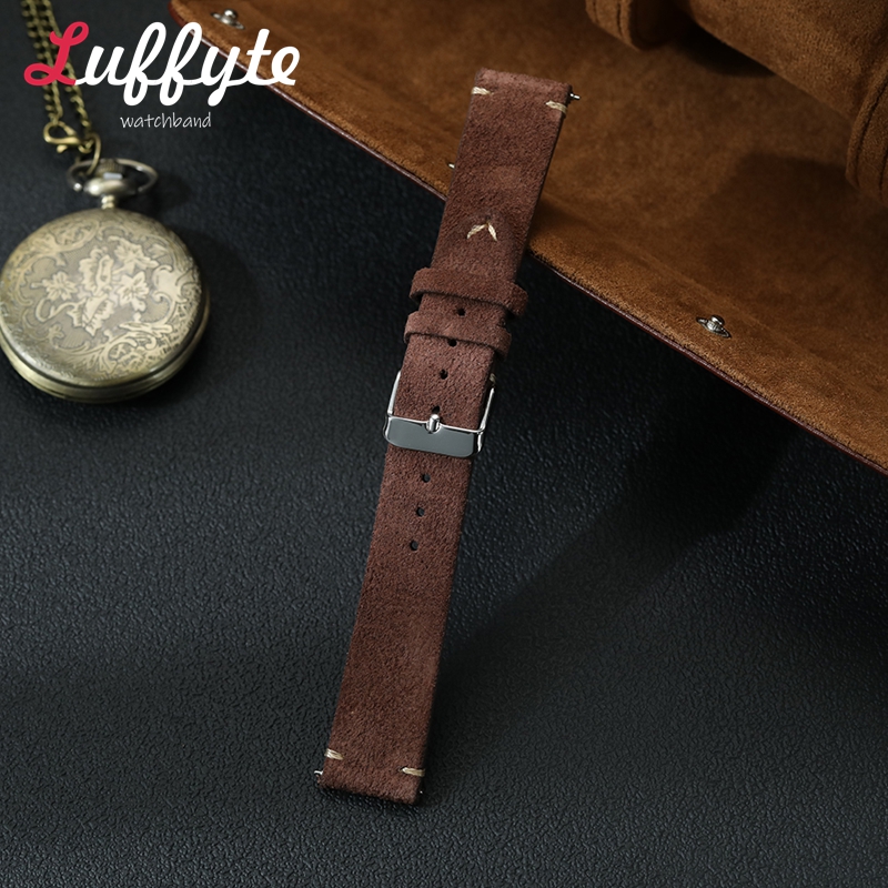 Vintage Süet Deri saat kayışı  - Smartwatch Vintage Watches For Men incelemesi ve fiyatı