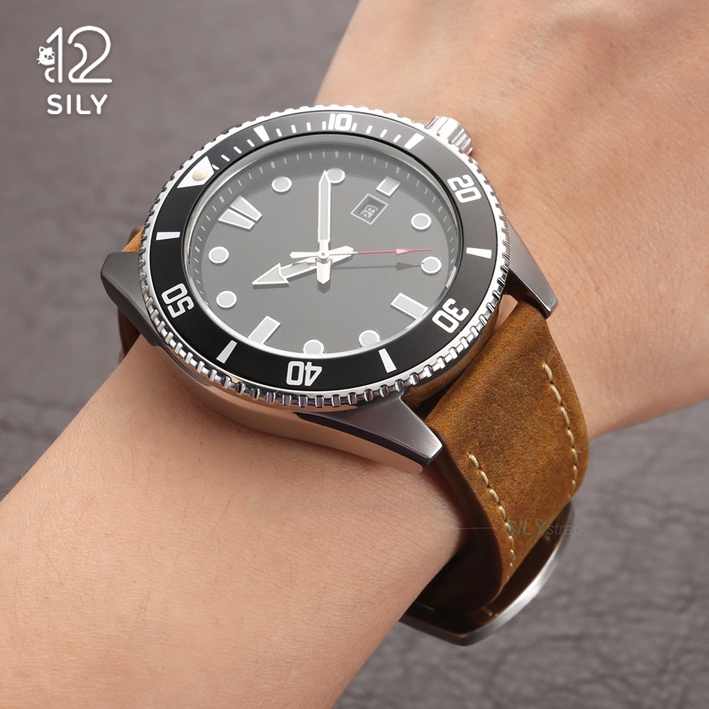 20/22mm Dana Derisi Deri saat  - Smartwatch Vintage Watches For Men incelemesi ve fiyatı
