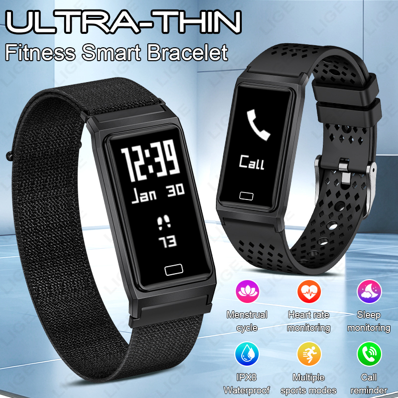 Yeni Ultra İnce 4.9mm Akıllı S - Smartwatch Slim Watches For Men incelemesi ve fiyatı