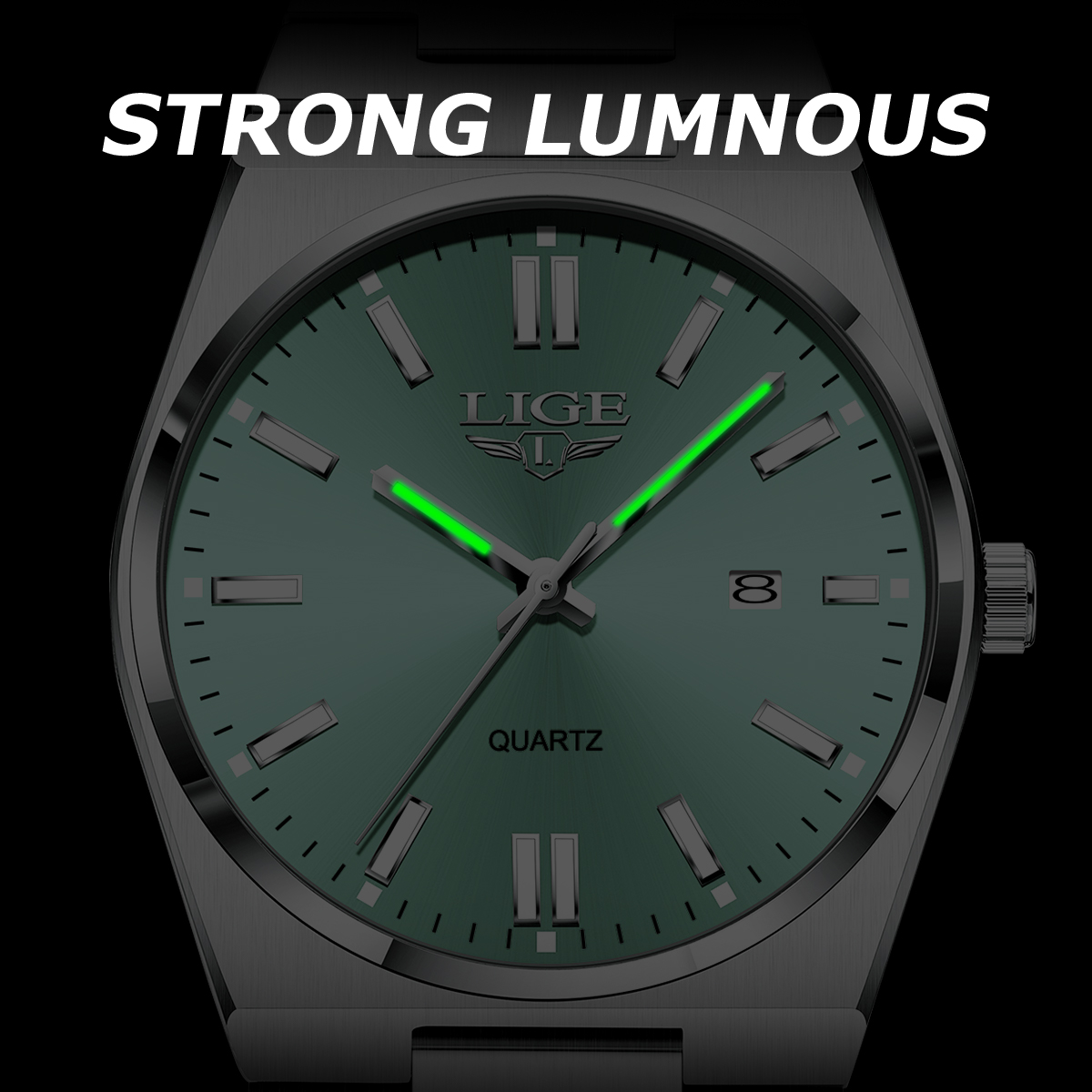 LIGE Lüks Marka Erkek Saatler  - Smartwatch Vintage Watches For Men incelemesi ve fiyatı
