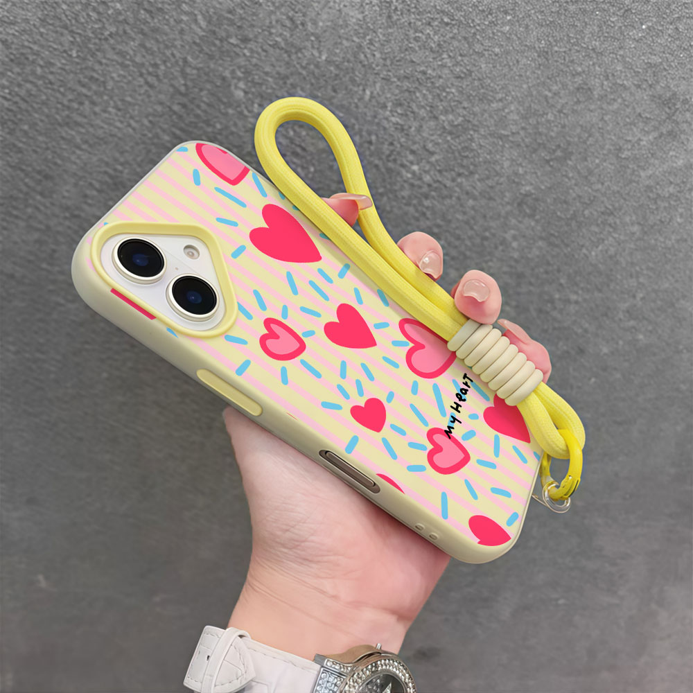 Kırmızı Kalp Çizgili INS Telef - Samsung Galaxy Strap incelemesi ve fiyatı