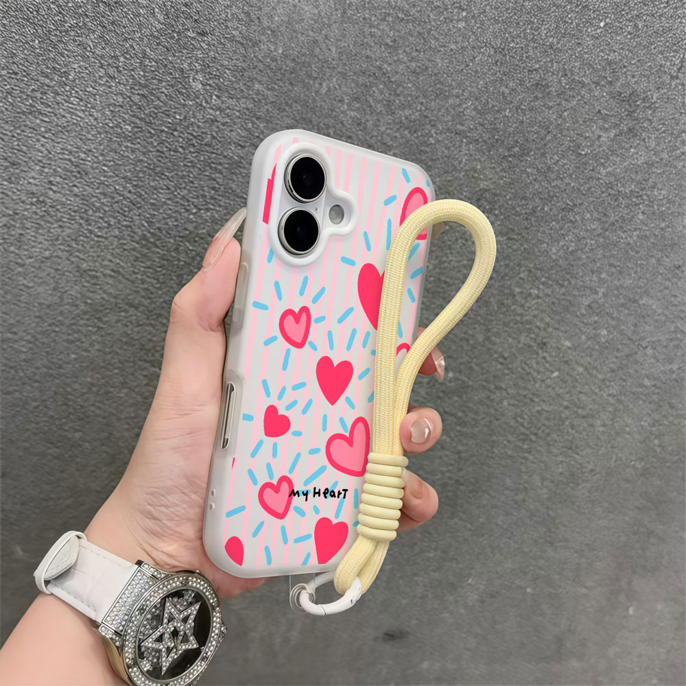 Kırmızı Kalp Çizgili INS Telef - Samsung Galaxy Strap incelemesi ve fiyatı