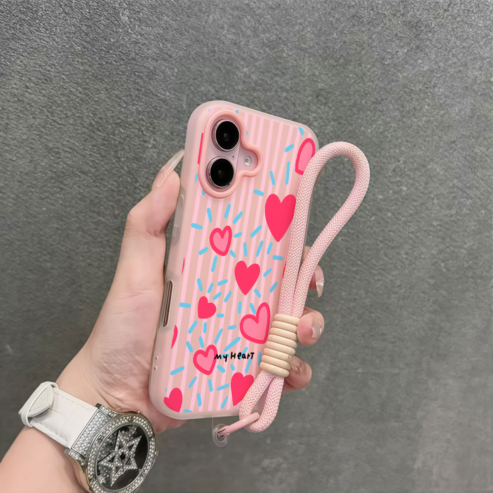 Kırmızı Kalp Çizgili INS Telef - Samsung Galaxy Strap incelemesi ve fiyatı