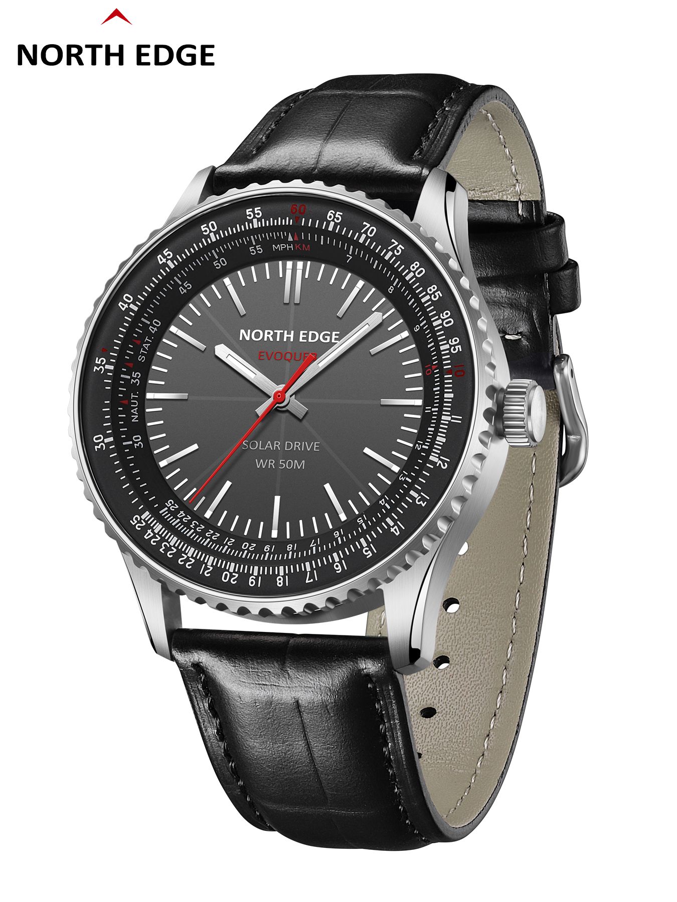 NORTH EDGE EVOQUE 3 Pilot Seri - Solar Powered Watch incelemesi ve fiyatı