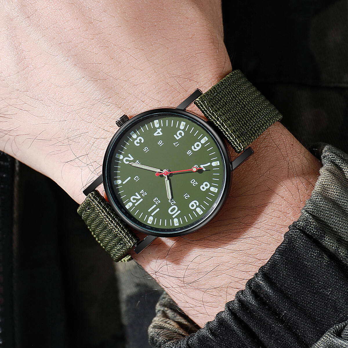 Erkekler Saatler Günlük Naylon - Solar Powered Watch incelemesi ve fiyatı