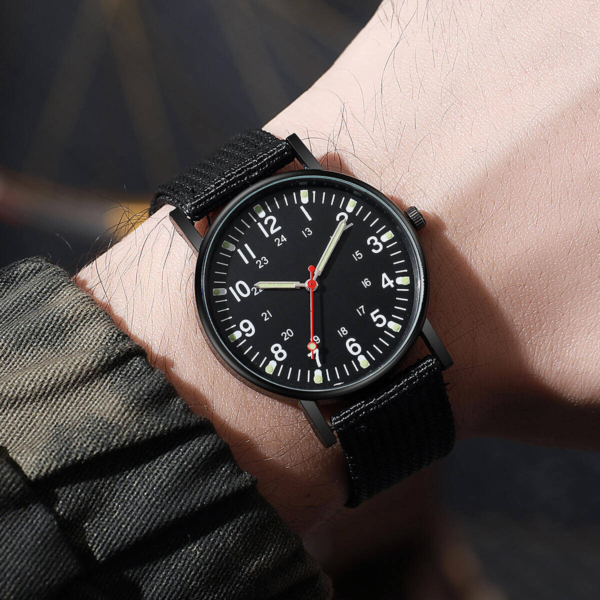 Erkekler Saatler Günlük Naylon - Solar Powered Watch incelemesi ve fiyatı