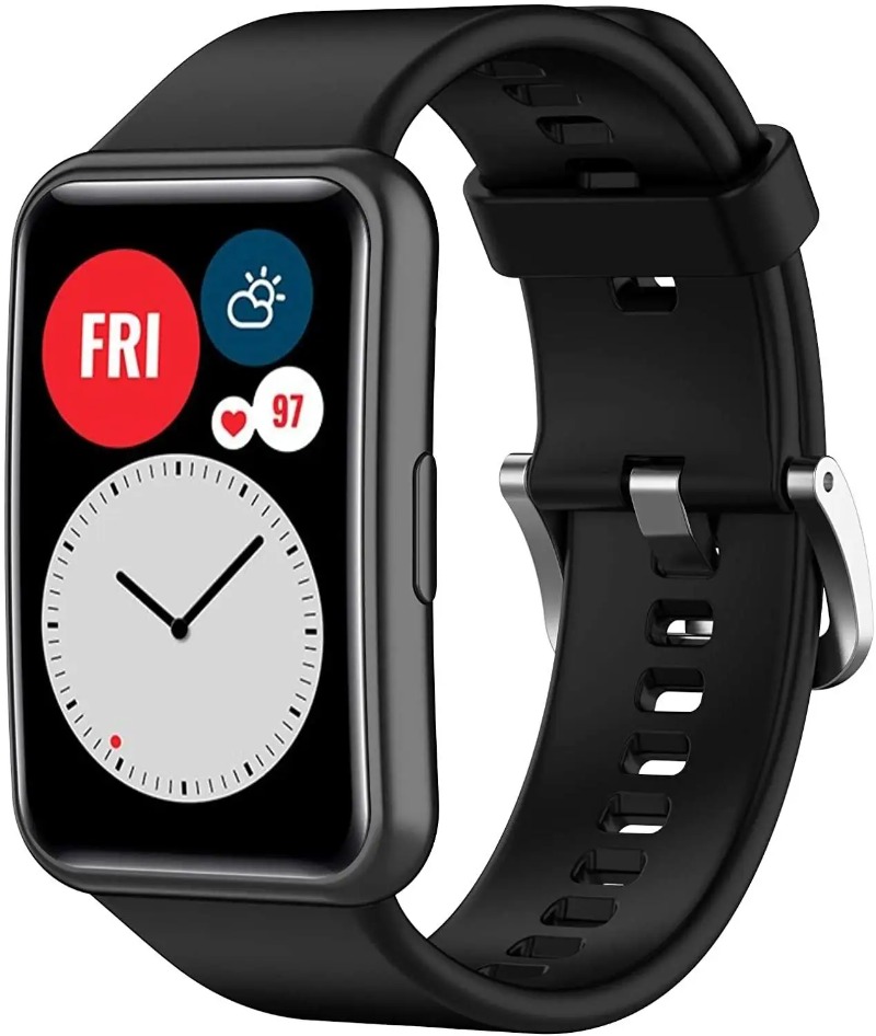 Yeni silikon kayış Huawei izle - Huawei Smartwatch Watch Fit incelemesi ve fiyatı