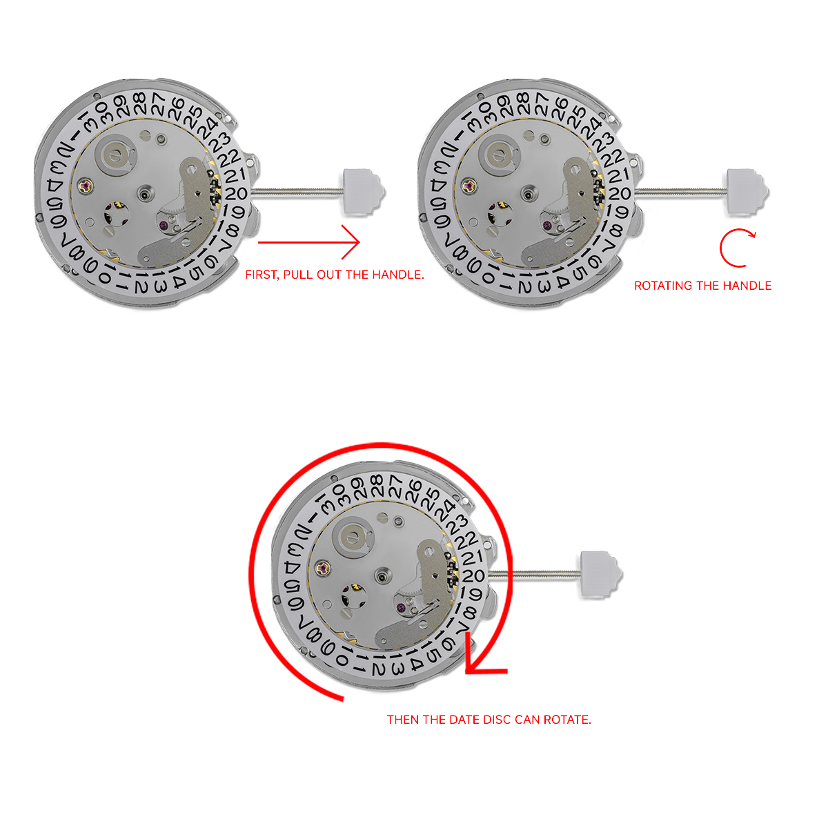 Çin NH35 Mekanizması, Japon NH - Watch Movement Rotor incelemesi ve fiyatı