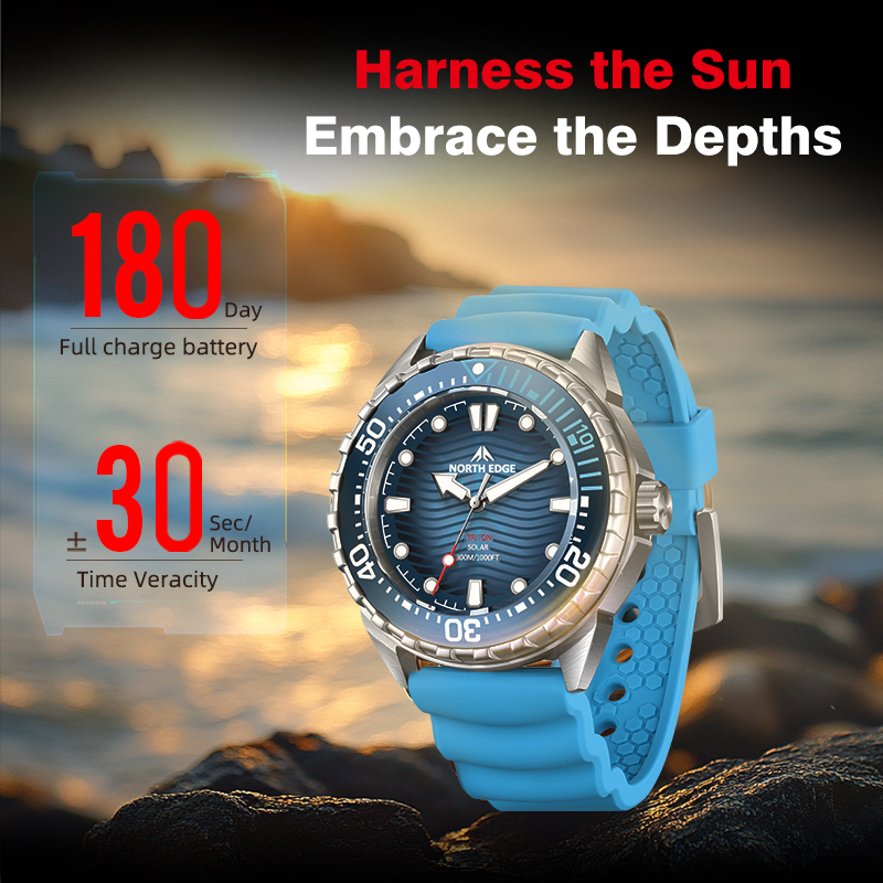 NORTH EDGE 2026 Yeni TRITON Gü - Solar Powered Watch incelemesi ve fiyatı
