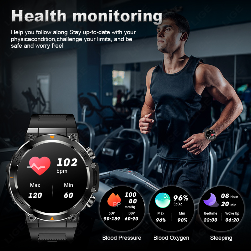 LIGE 2026 Akıllı Saat Kalp Rit - Smartwatch Watches For Sale incelemesi ve fiyatı