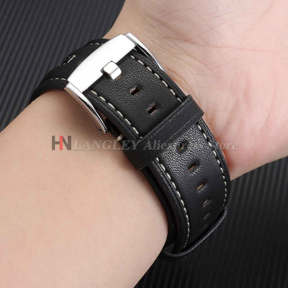 Vintage Deri Saat Kayışı 22mm  - Smartwatch Vintage Watches For Men incelemesi ve fiyatı