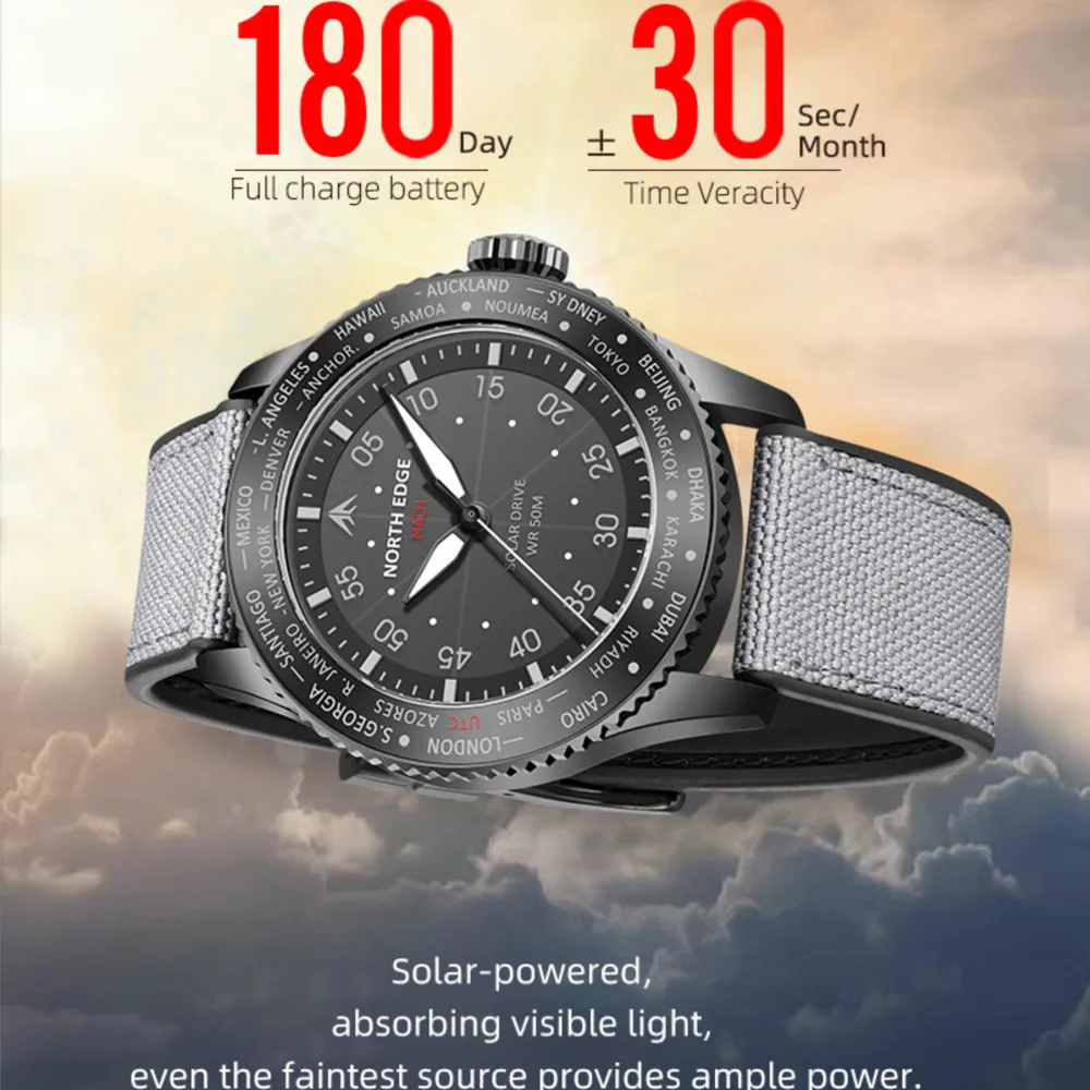 KUZEY KENAR MACH Güneş Enerjis - Solar Powered Watch incelemesi ve fiyatı