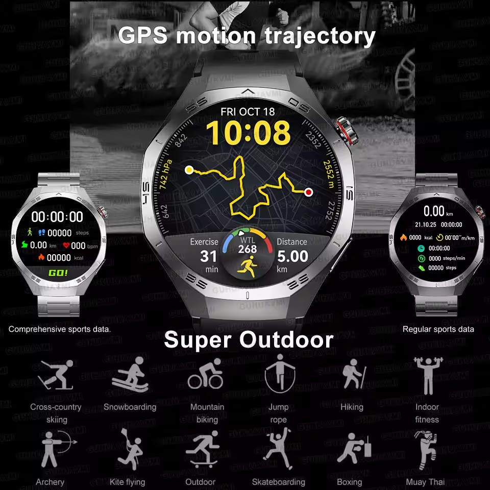 Orijinal GS5 Pro GPS Spor IP68 - Smartwatch Watches Gift For Women incelemesi ve fiyatı