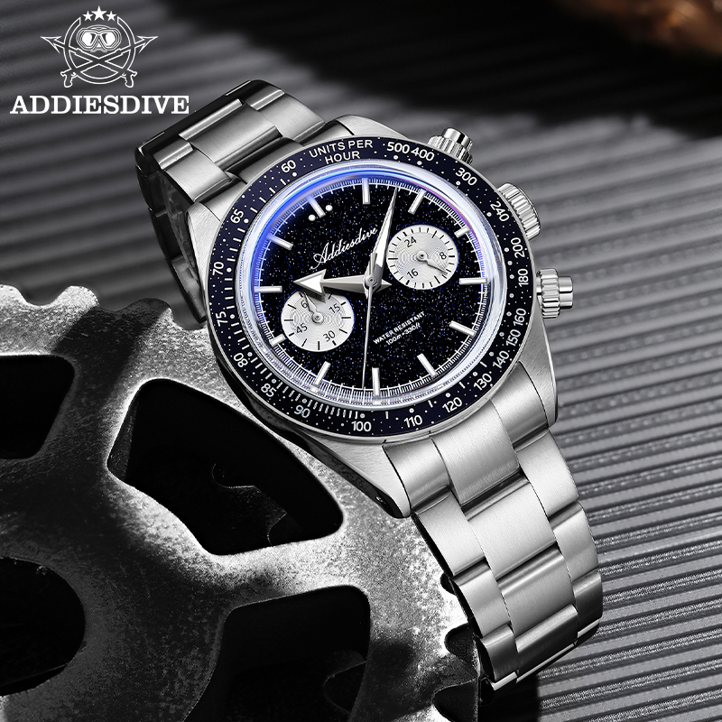 ADDIESDIVE VK64 Kronograf Kuva - Watch Crown Pusher incelemesi ve fiyatı
