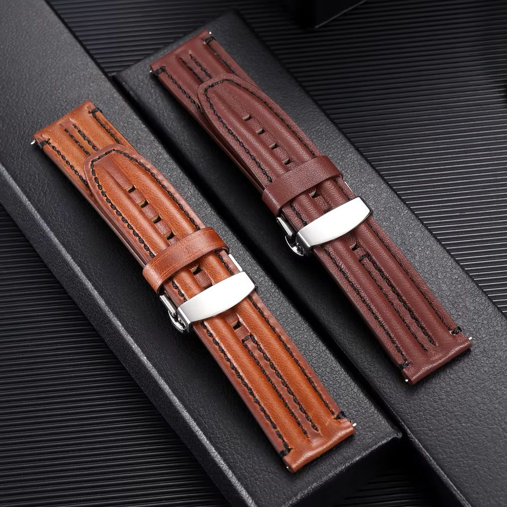 20mm 22mm Hakiki Dana Derisi s - Smartwatch Vintage Watches For Men incelemesi ve fiyatı