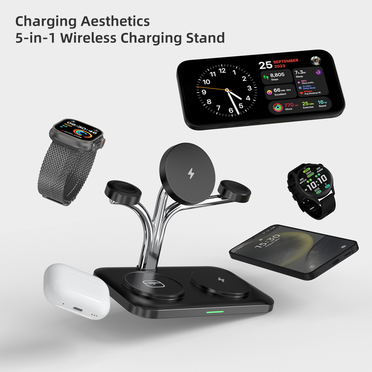 5'i 1 Arada Manyetik Kablosuz  - Smartwatch Watches For Iphone incelemesi ve fiyatı