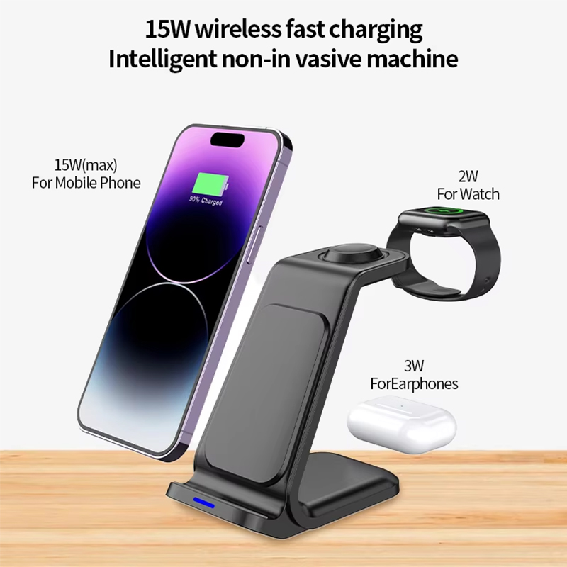 15W 3'ü 1 Arada Kablosuz Şarj  - Smartwatch Watches For Iphone incelemesi ve fiyatı