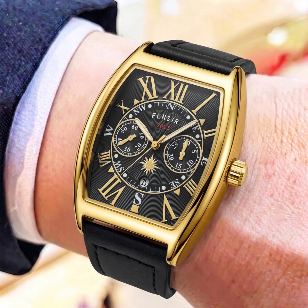 Namlu Şeklinde Kuvars Mekanizm - Smartwatch Vintage Watches For Men incelemesi ve fiyatı