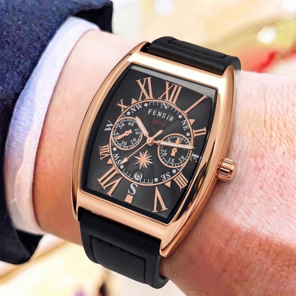 Namlu Şeklinde Kuvars Mekanizm - Smartwatch Vintage Watches For Men incelemesi ve fiyatı
