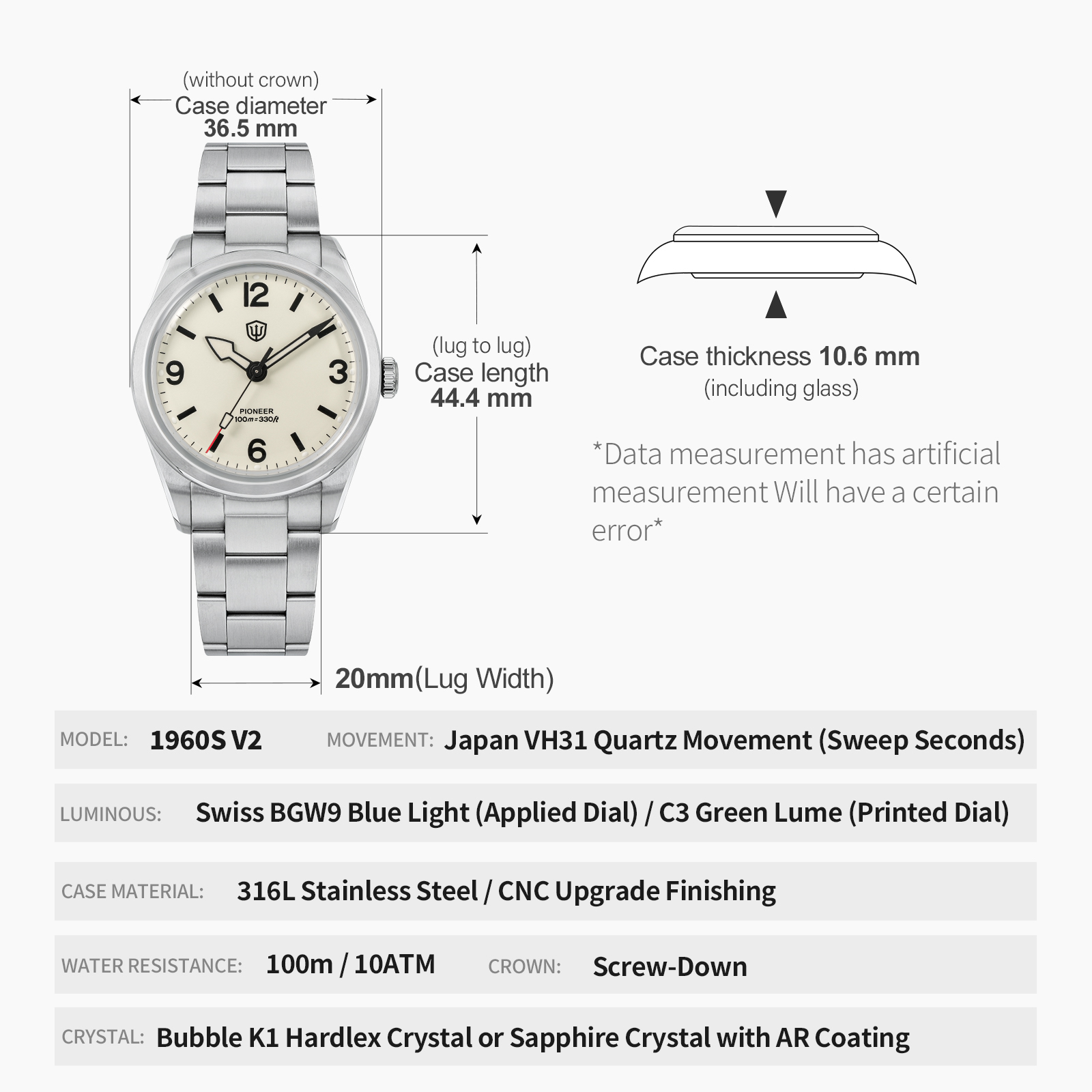 Watchdives WD1960S V2 Vintage  - Smartwatch Vintage Watches For Men incelemesi ve fiyatı